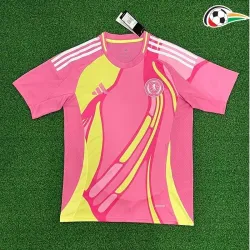 Escocia Camisola Qualidade Premium Visitante O EURO Feminino 2025 Rosa