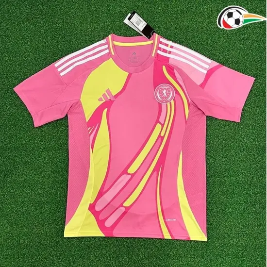 Escocia Camisola Qualidade Premium Visitante O EURO Feminino 2025 Rosa Escocia Camisola Qualidade Premium Visitante O EURO Feminino 2025 Rosa