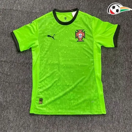 Camisa do Guarda-Redes Portugal Qualidade AAA 2025 Verde Camisa do Guarda-Redes Portugal Qualidade AAA 2025 Verde