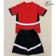 Camisola Egipto Qualidade TAILANDESA Local 2025 Niños Vermelho/Preto