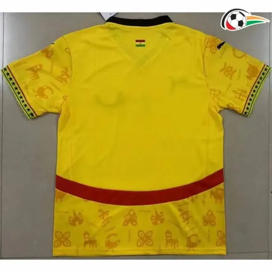 Camisola Ghana Qualidade Premium Visitante 2025 Amarelo Camisola Ghana Qualidade Premium Visitante 2025 Amarelo
