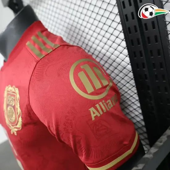 Equipacione Bayern Munich Futebol 125 Edição De Aniversário 2025 Jogador Vermelho Equipacione Bayern Munich Futebol 125 Edição De Aniversário 2025 Jogador Vermelho