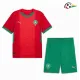 Marruecos Camisola Replicas Primeiro Kit 2025 Infantil Vermelho/Verde Marruecos Camisola Replicas Primeiro Kit 2025 Infantil Vermelho/Verde