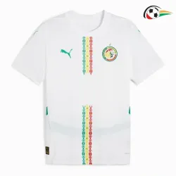 Camiseta Senegal Replicas Home Primeiro Kit 2025 Branco