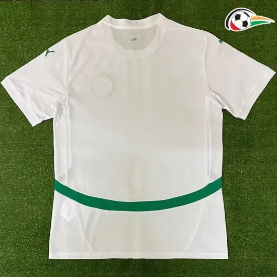 Camiseta Senegal Replicas Home Primeiro Kit 2025 Branco Camiseta Senegal Replicas Home Primeiro Kit 2025 Branco