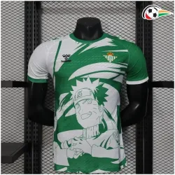 Camisola Real Betis Replicas 2025/26 Naruto Edição Limitada Versão Jogador Verde/Branco