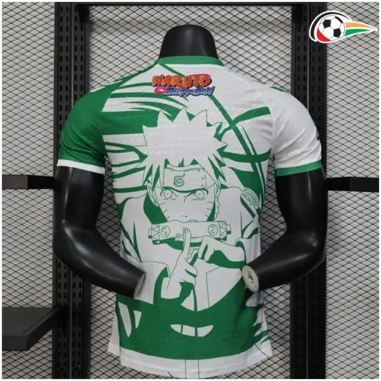 Camisola Real Betis Replicas 2025/26 Naruto Edição Limitada Versão Jogador Verde/Branco Camisola Real Betis Replicas 2025/26 Naruto Edição Limitada Versão Jogador Verde/Branco