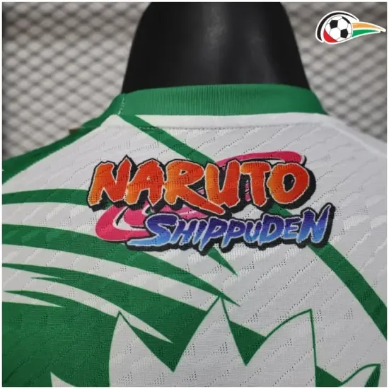 Camisola Real Betis Replicas 2025/26 Naruto Edição Limitada Versão Jogador Verde/Branco Camisola Real Betis Replicas 2025/26 Naruto Edição Limitada Versão Jogador Verde/Branco