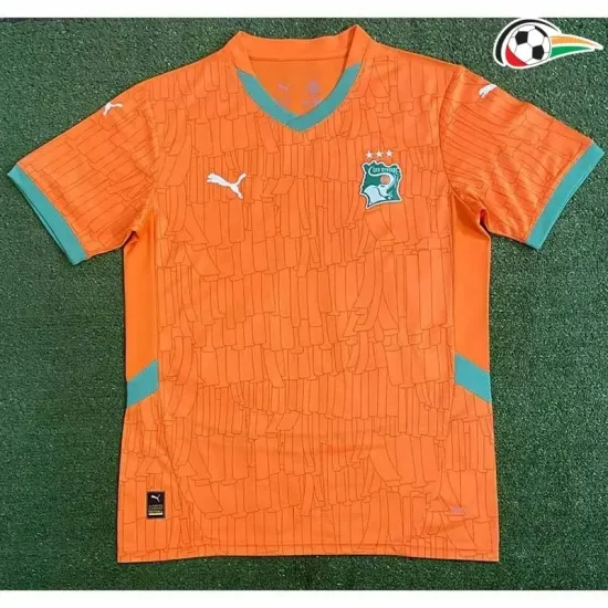 Costa de Marfl Camiseta Qualidade Premium Primeiro Kit 2025 Laranja Costa de Marfl Camiseta Qualidade Premium Primeiro Kit 2025 Laranja