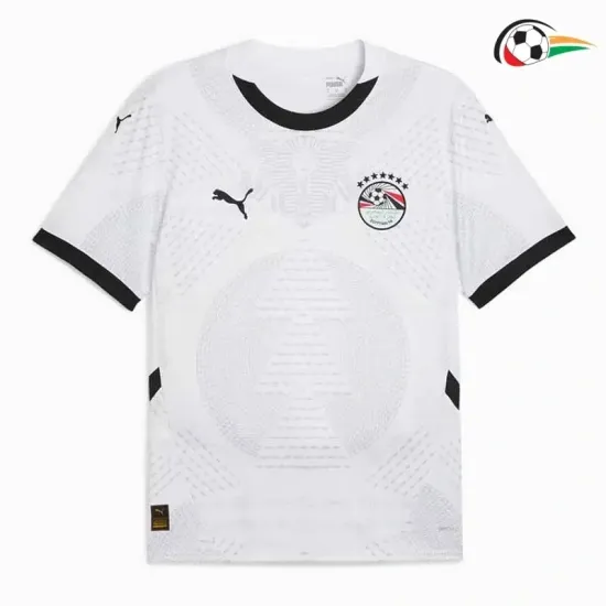 Egipto Camisola Qualidade TAILANDESA Visitante Segundo Kit 2025 Branco