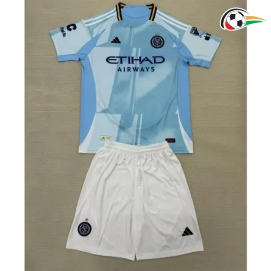 New York City Camisa Futebol Home Primeiro Kit 2025/26 Niños Azul/Branco New York City Camisa Futebol Home Primeiro Kit 2025/26 Niños Azul/Branco