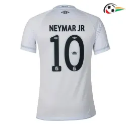 NEYMAR JR 10 Santos FC Camisola Replicas Local 2025/26 Branco