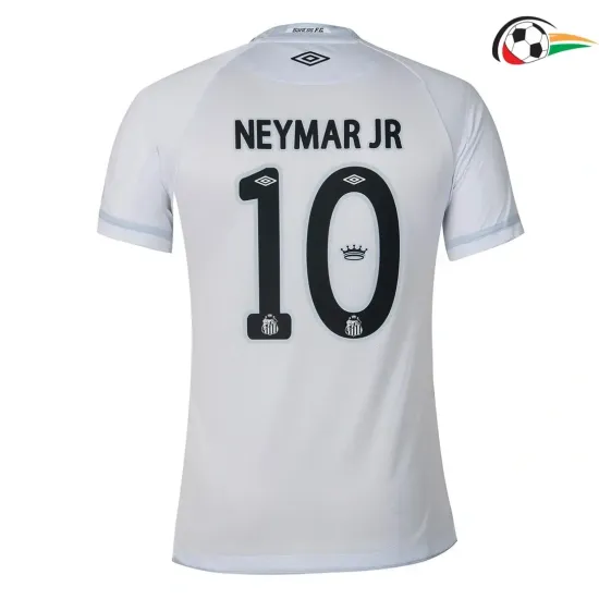 NEYMAR JR 10 Santos FC Camisola Replicas Local 2025/26 Branco