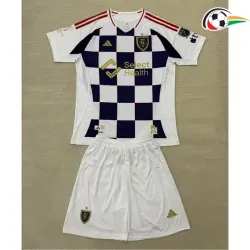 Real Salt Lake Equipacione Baratas Visitante 2025/26 Niños Branco/Preto