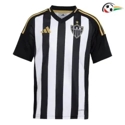 Atlético Mineiro Camiseta Qualidade Premium Home Primeiro Kit 2025/26 Preto/Branco