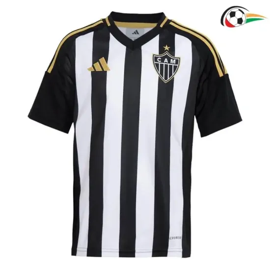 Atlético Mineiro Camiseta Qualidade Premium Home Primeiro Kit 2025/26 Preto/Branco Atlético Mineiro Camiseta Qualidade Premium Home Primeiro Kit 2025/26 Preto/Branco