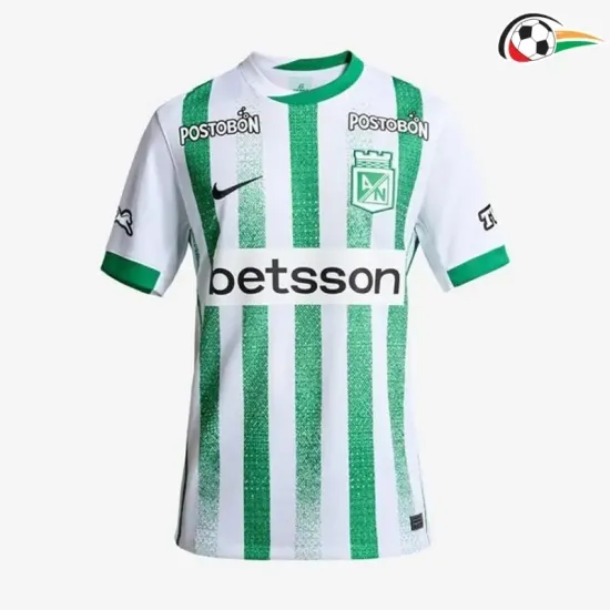 Equipacione Atlético Nacional Baratas Home 2025/26 Verde/Branco