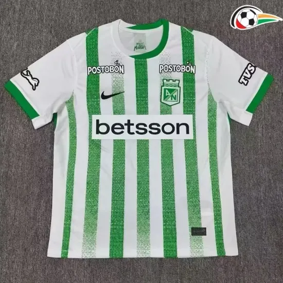 Equipacione Atlético Nacional Baratas Home 2025/26 Verde/Branco