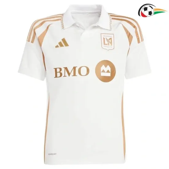 Los Angeles FC Camisola Qualidade TAILANDESA Away Segundo Kit 2025/26 Branco Los Angeles FC Camisola Qualidade TAILANDESA Away Segundo Kit 2025/26 Branco
