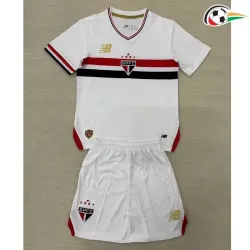 São Paulo Equipacione Qualidade AAA Primeiro Kit 2025/26 (Camisola + Calções) Branco