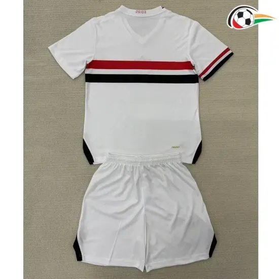 São Paulo Equipacione Qualidade AAA Primeiro Kit 2025/26 (Camisola + Calções) Branco São Paulo Equipacione Qualidade AAA Primeiro Kit 2025/26 (Camisola + Calções) Branco