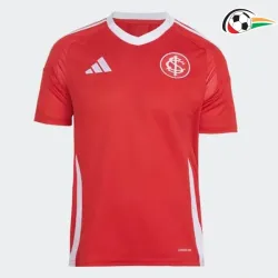 SC Internacional Equipacione Futebol Local 2025/26 Vermelho/Branco