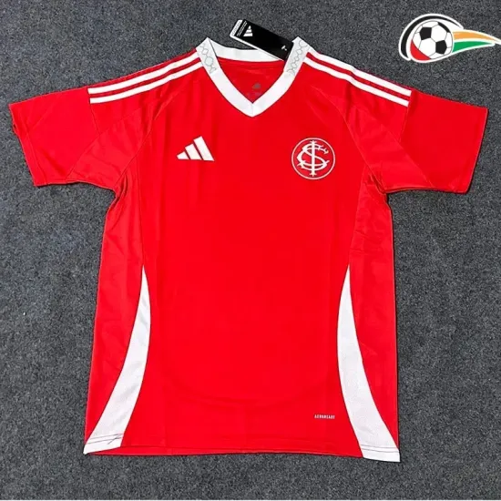 SC Internacional Equipacione Futebol Local 2025/26 Vermelho/Branco