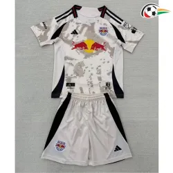 Equipacione New York Red Bulls Qualidade AAA Away 2025/26 Infantil Branco/Preto