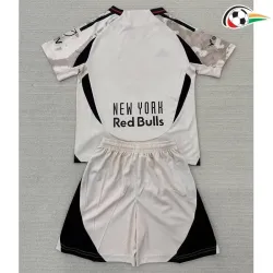 Equipacione New York Red Bulls Qualidade AAA Away 2025/26 Infantil Branco/Preto