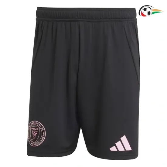 Shorts Inter Miami Baratas Segundo Kit 2025/26 Preto Shorts Inter Miami Baratas Segundo Kit 2025/26 Preto
