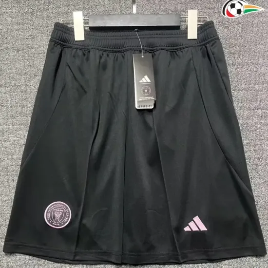 Shorts Inter Miami Baratas Segundo Kit 2025/26 Preto Shorts Inter Miami Baratas Segundo Kit 2025/26 Preto
