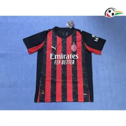 AC Milan Camisa Baratas Local Primeiro Kit 2025/26 Vermelho/Preto