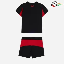 AC Milan Camiseta Qualidade TAILANDESA Home Primeiro Kit 2025/26 Infantil Vermelho/Preto