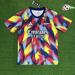 Camisa Arsenal Futebol 2025/26 Pré-Corrida Colorido