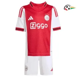 Camisola Ajax Qualidade Premium Local 2025/26 Niños Vermelho/Branco