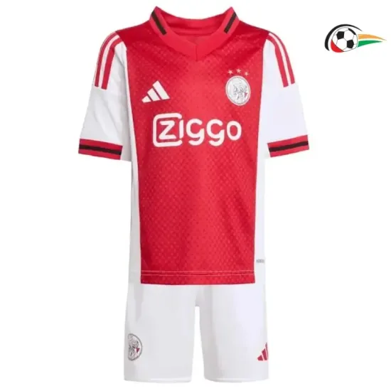 Camisola Ajax Qualidade Premium Local 2025/26 Niños Vermelho/Branco Camisola Ajax Qualidade Premium Local 2025/26 Niños Vermelho/Branco