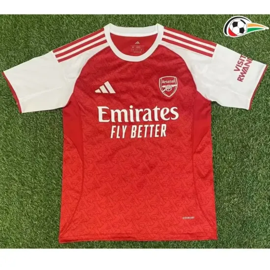Equipacione Arsenal Baratas Local Primeiro Kit 2025/26 Vermelho/Branco Equipacione Arsenal Baratas Local Primeiro Kit 2025/26 Vermelho/Branco