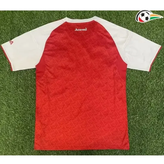Equipacione Arsenal Baratas Local Primeiro Kit 2025/26 Vermelho/Branco Equipacione Arsenal Baratas Local Primeiro Kit 2025/26 Vermelho/Branco