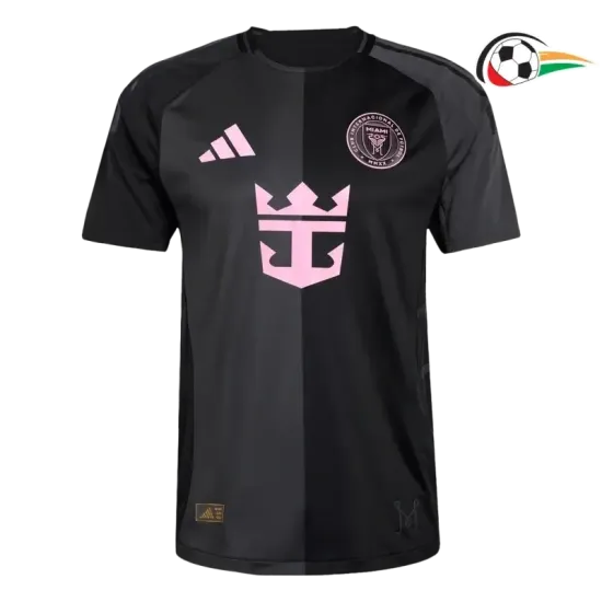 Equipacione Inter Miami Futebol Away 2025/26 Versão Jogador Preto