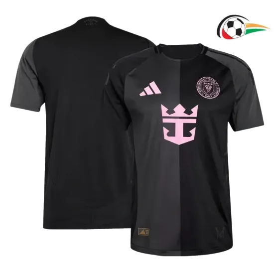Equipacione Inter Miami Futebol Away 2025/26 Versão Jogador Preto