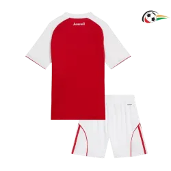 Arsenal Camisa Qualidade AAA Home Primeiro Kit 2025/26 (Camisola + Calções) Vermelho/Branco