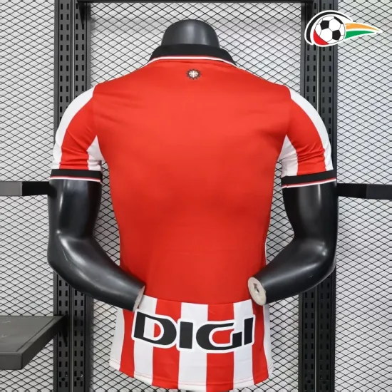 Athletic de Bilbao Camisa Baratas Local Primeiro Kit 2025/26 Versão Jogador Vermelho/Branco Athletic de Bilbao Camisa Baratas Local Primeiro Kit 2025/26 Versão Jogador Vermelho/Branco