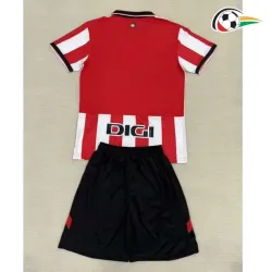 Athletic de Bilbao Camiseta Qualidade TAILANDESA Primeiro Kit 2025/26 Infantil Vermelho/Branco