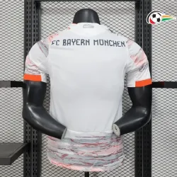 Bayern Múnich Equipacione Baratas Visitante 2025/26 Versão Jogador Colorido