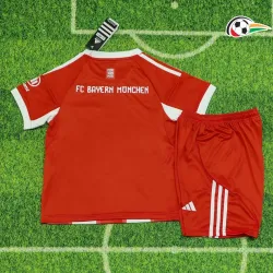 Equipacione Bayern Múnich Futebol Home 2025/26 Niños Vermelho/Branco
