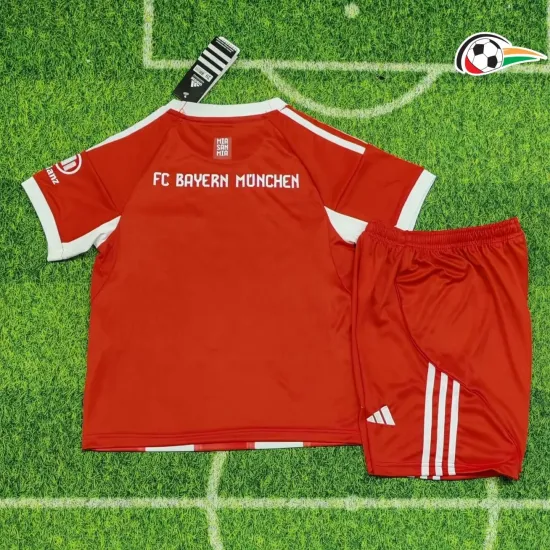 Equipacione Bayern Múnich Futebol Home 2025/26 Niños Vermelho/Branco Equipacione Bayern Múnich Futebol Home 2025/26 Niños Vermelho/Branco