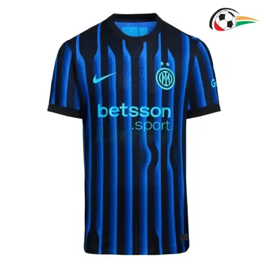 Camisa Inter de Milan Futebol Local 2025/26 Azul/Preto Camisa Inter de Milan Futebol Local 2025/26 Azul/Preto