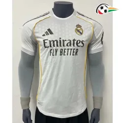 Camisa Real Madrid Baratas Local 2025/26 Jogador Branco