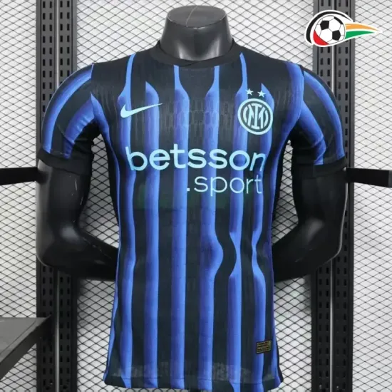 Camiseta Inter de Milan Replicas Home 2025/26 Jogador Azul/Preto Camiseta Inter de Milan Replicas Home 2025/26 Jogador Azul/Preto