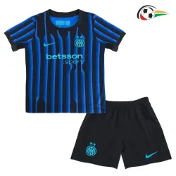 Equipacione Inter de Milan Baratas Local Primeiro Kit 2025/26 (Camisola + Calções) Azul/Preto